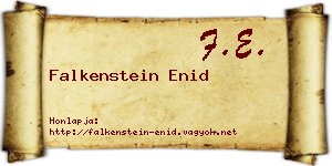 Falkenstein Enid névjegykártya
